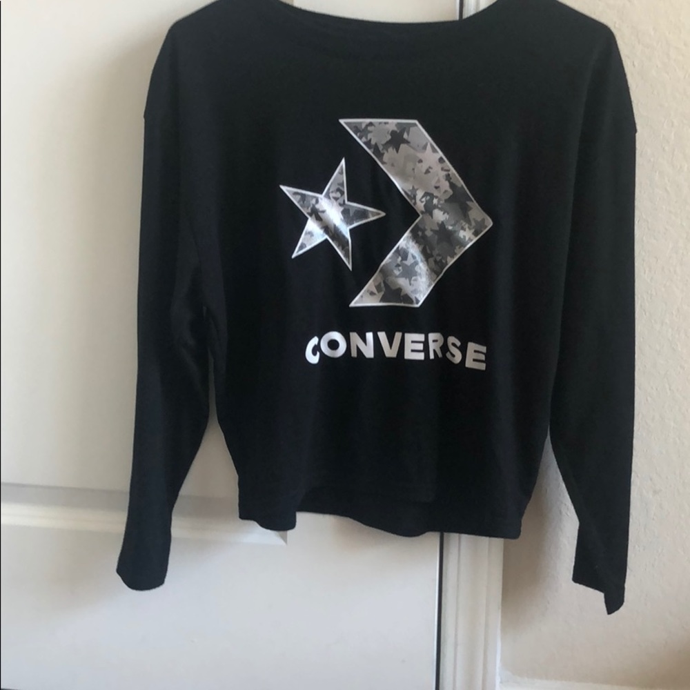 Converse crop top